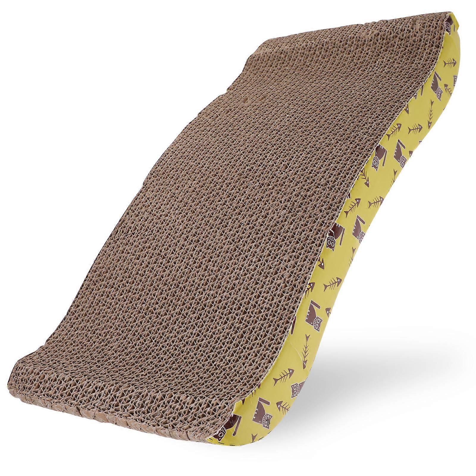 Pet Scratching Toy Cat Scratching Board Claw Grinder Rectangular Corrugated Paper Muscle Toning 1Set