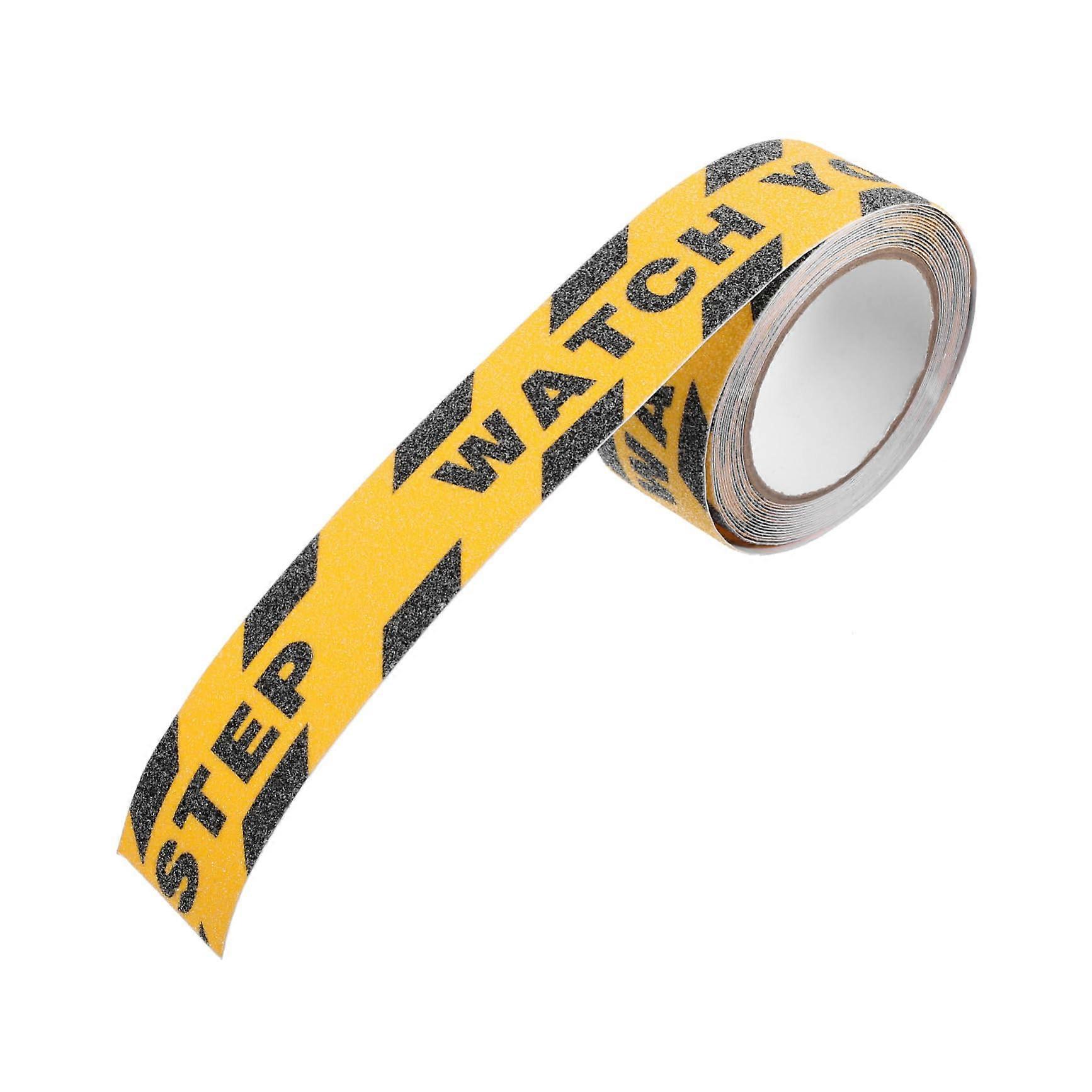 Slip-Resistant Stair Tape 1 Roll Self-Adhesive High-Visibility Warning Tape For Tiles Anti-Slip Stair Tread Tape