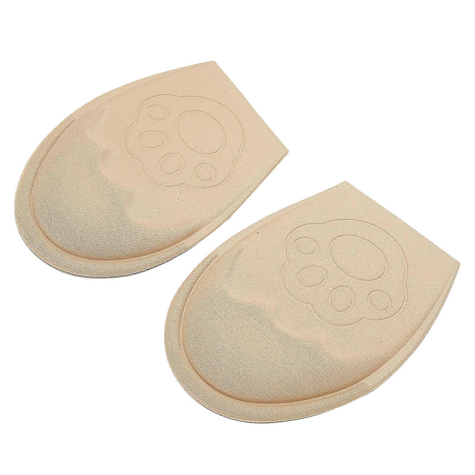 Women Round Forefoot Pads Soft Breathable AntiSlip Forefoot Cushioning Shoes Insert(Skin Color )