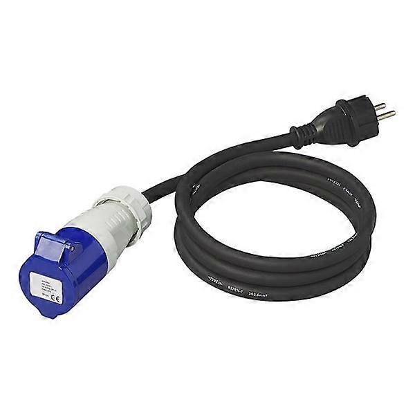 Adapter cable 150cm 3x2.5mm² from Schuko plug to CEE