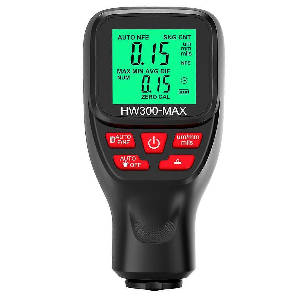 Digital Gauge for Accurate Automotive Coating Thickness Measurement, Backlit LCD Display, Portable Design for Fast and Precise Use