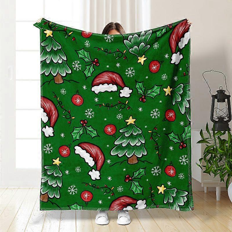 Couverture de canapé en flanelle de Noël Mode 163