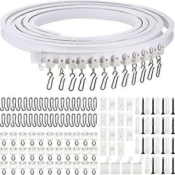 5 Meter Bendable Ceiling Track for Curtains, Flexible Ceiling Curtain