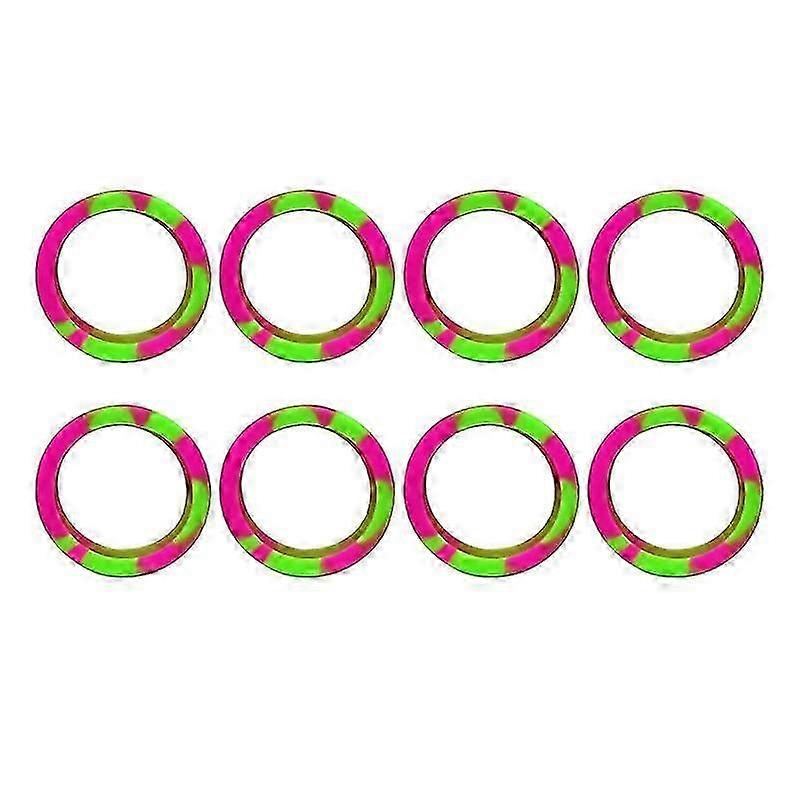 8 Stück Gepäckradschutz - Einfarbige Silikonabdeckungen für Kofferräder mit Schallschutzfunktionen