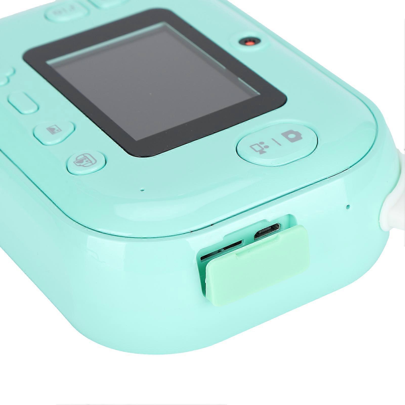 Print Camera Children's Instant Mini Digital Portable Thermal Ink Toy Cartoon Gift 2.4in