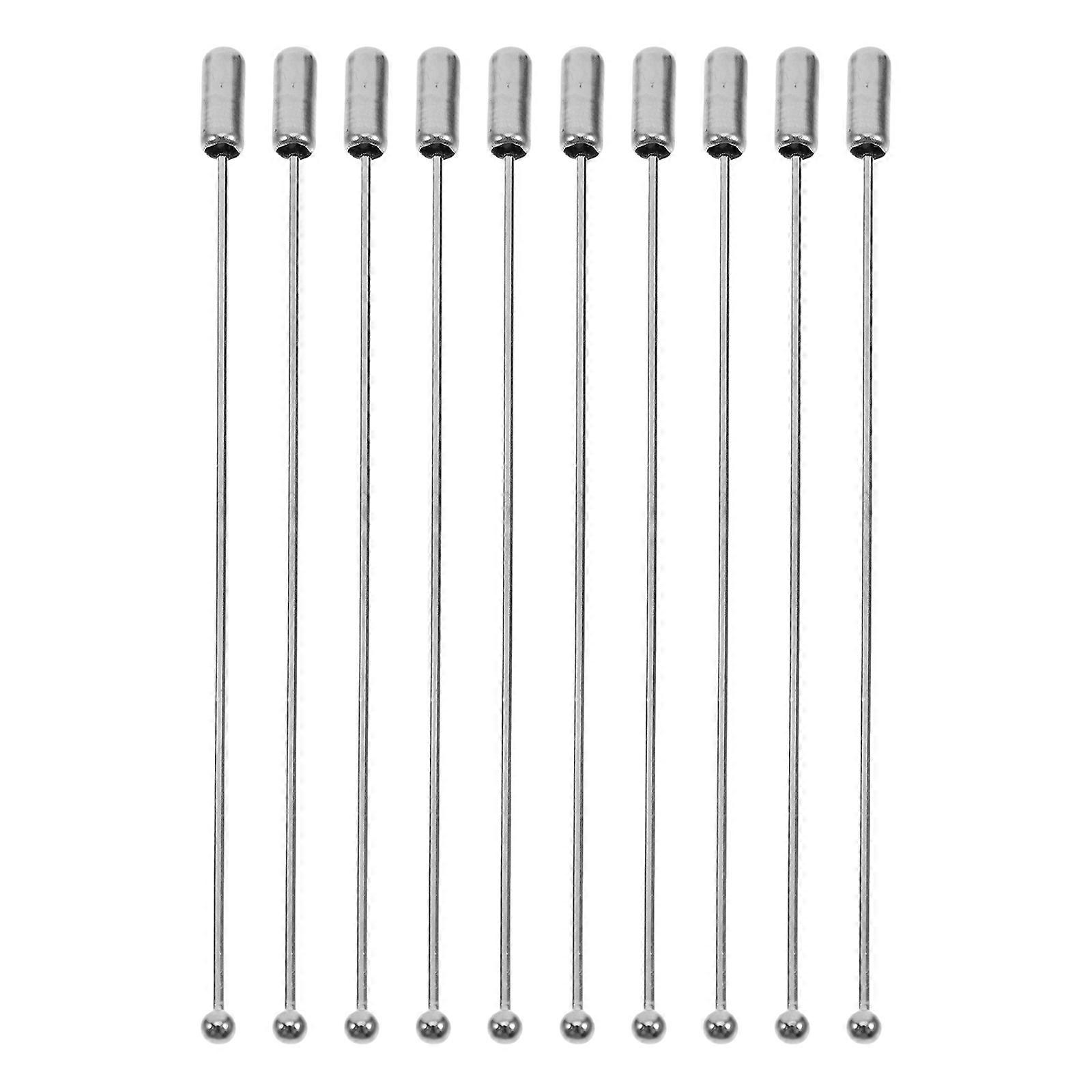 Metal Stick Pin Corsage Bouquet Pins Craftsmanship For Weddings Parties Meetings 10Pcs