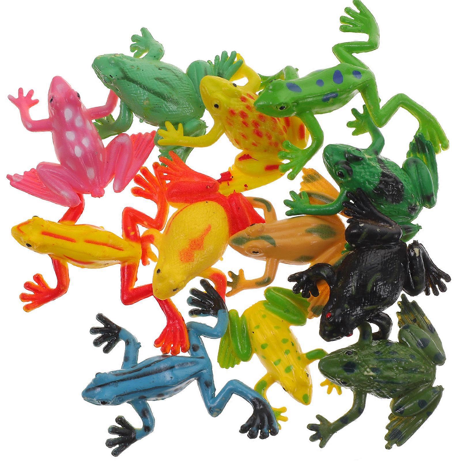 Realistic Frog Model Figure Ornament for Play & Home Decoration – Lightweight Design for Imaginative Play and Decorative Use
