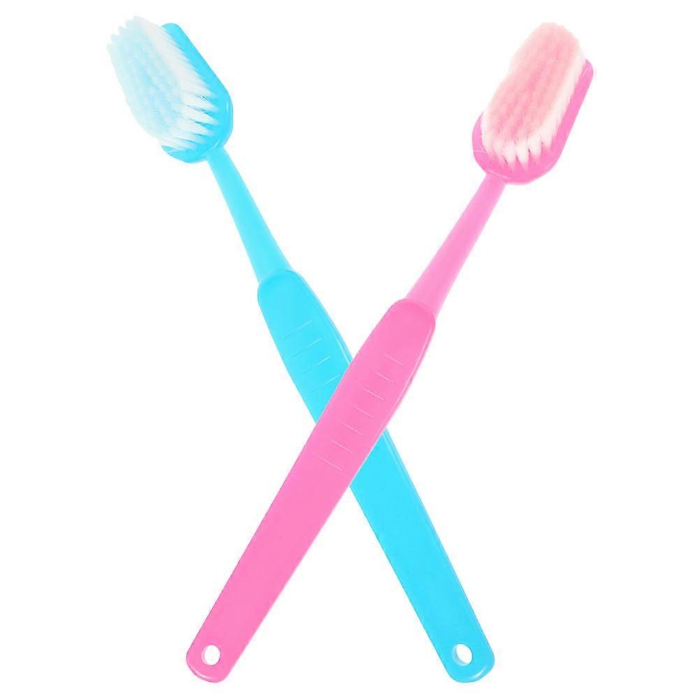 Giant Toothbrush Prop for Party Decoration with Vibrant Assorted Colors and Festive Atmosphere