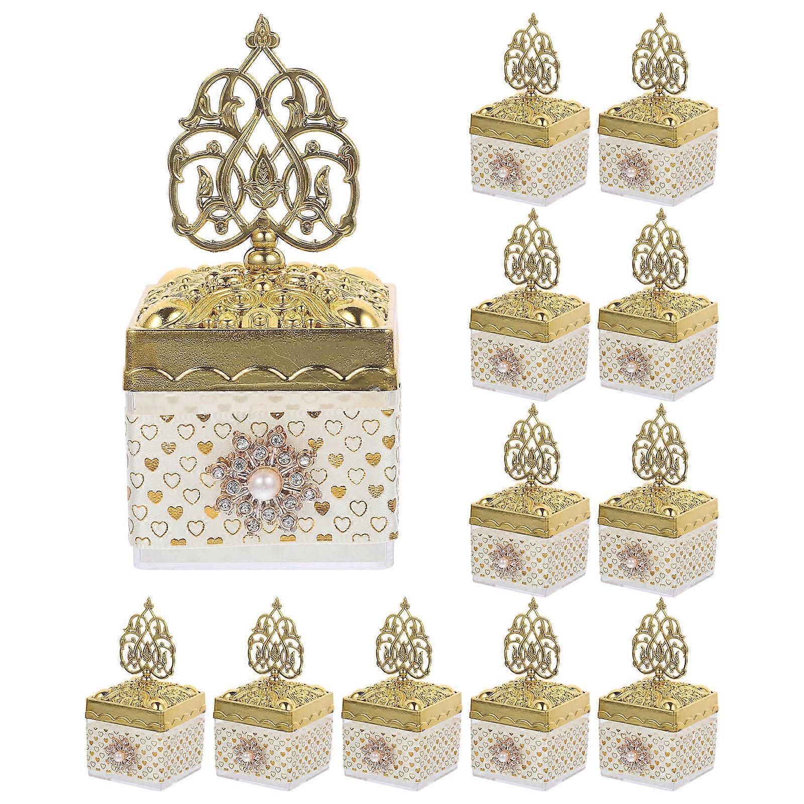 Small Chocolate Box Baby Shower Gifts Rectangular Shape Plastic 12Pcs