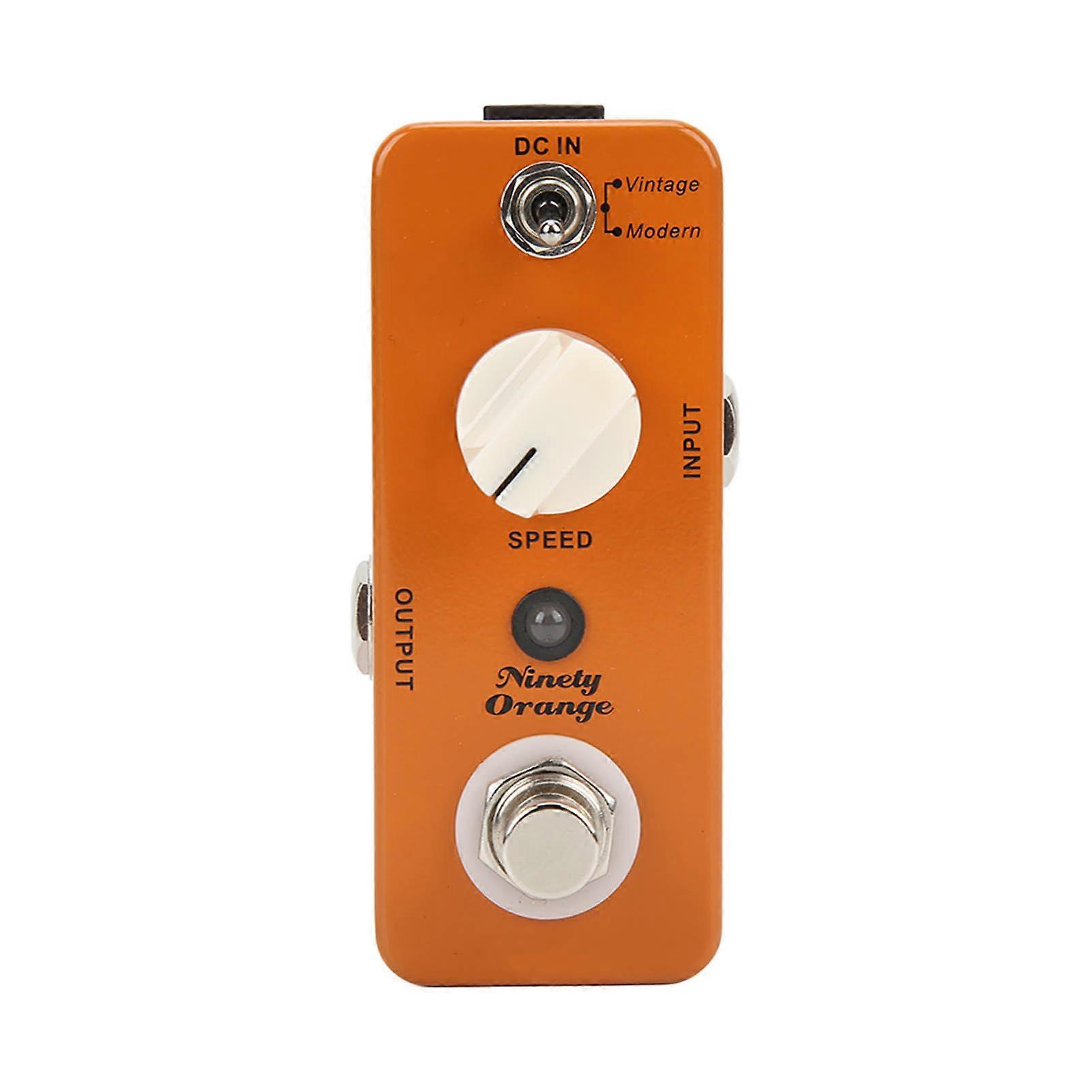 Phaser Effect MPH1 Analog Circuit Monoblock Phase Shifting Tones Pedal for Electric Guitar