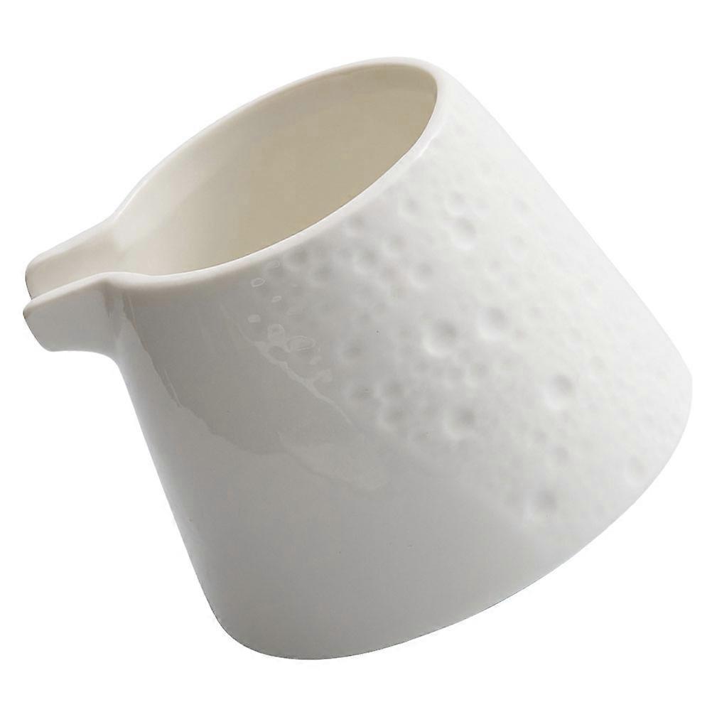 Server di sciroppo per brocca di latte in ceramica per proprietari di ristoranti caratterizzato da un design semplice e una capacità di 225 ml 1 confezione
