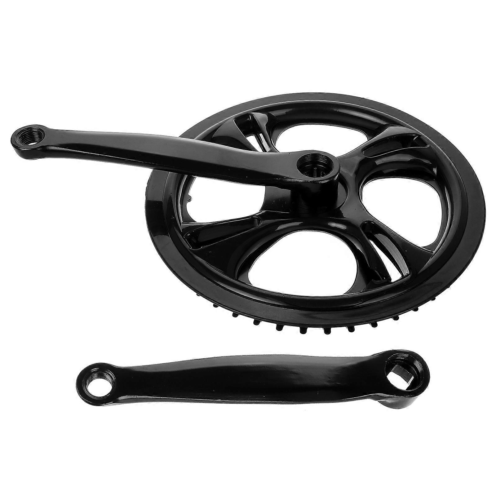 Folding Bicycle Crank Set for Single Speed Bicycles Made of Color Lightweight and