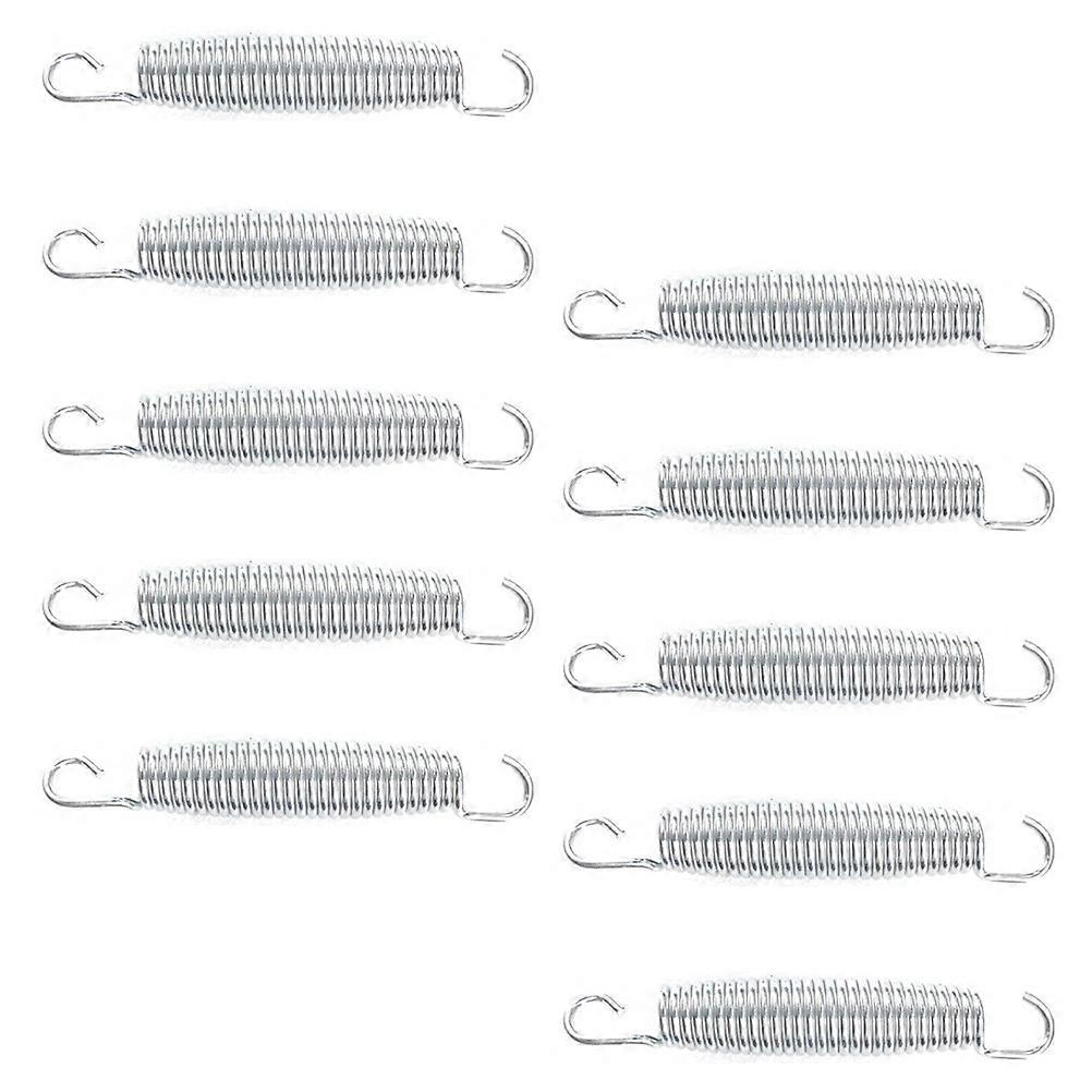 10pcs Sturdy Extension Springs for Trampoline – Durable Tension Springs with Reinforced Design for Enhanced Bounce