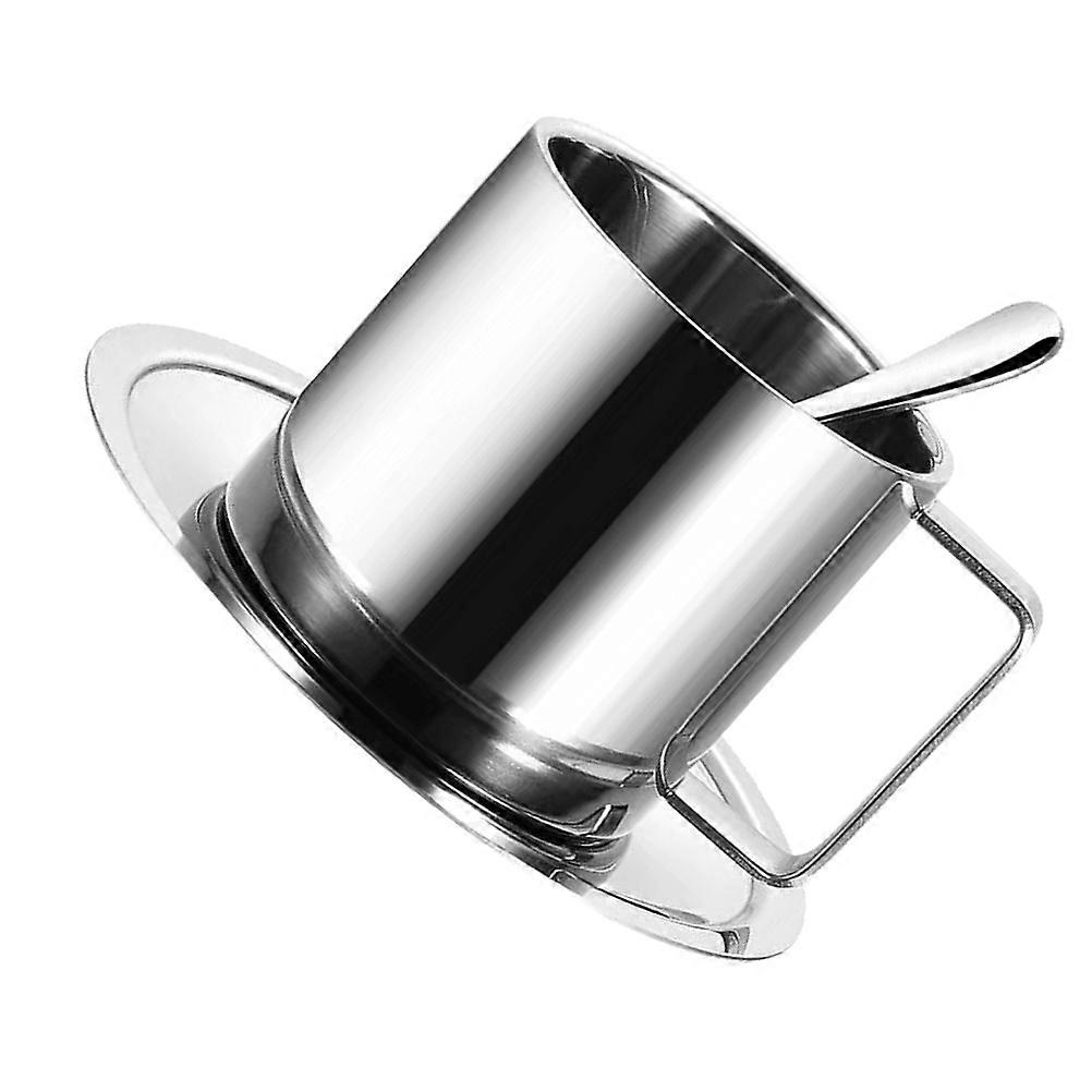 Heat Insulation Insulated Coffee Cups Set Stainless Steel For Adults With Practical Double Layer Design 1 Set