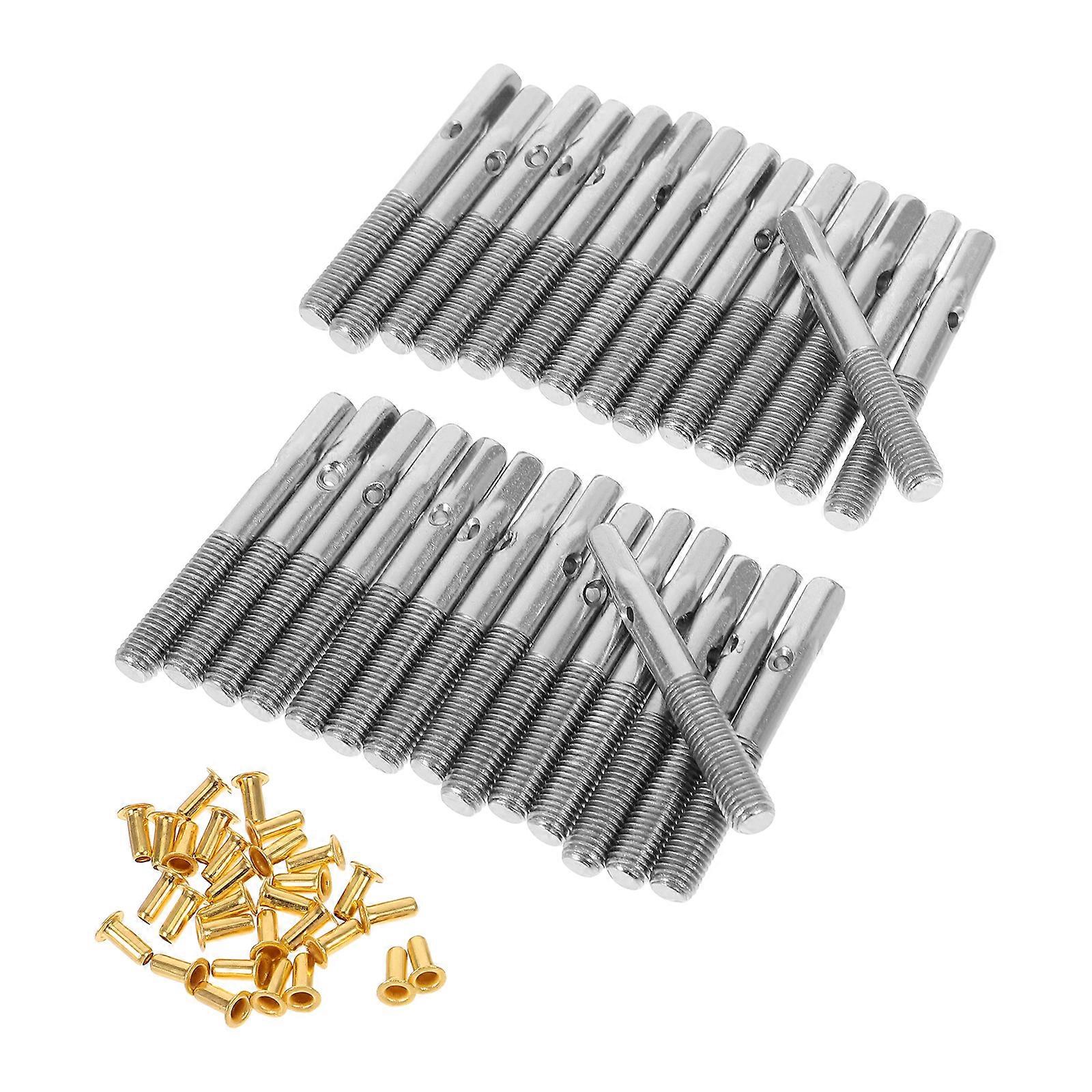 Lyre Harp Strings Tuning Pins Harp Fixing Pegs for Lyre Harp Secure Fastening Metal 0.70X0.40X0.40CM 1 Set