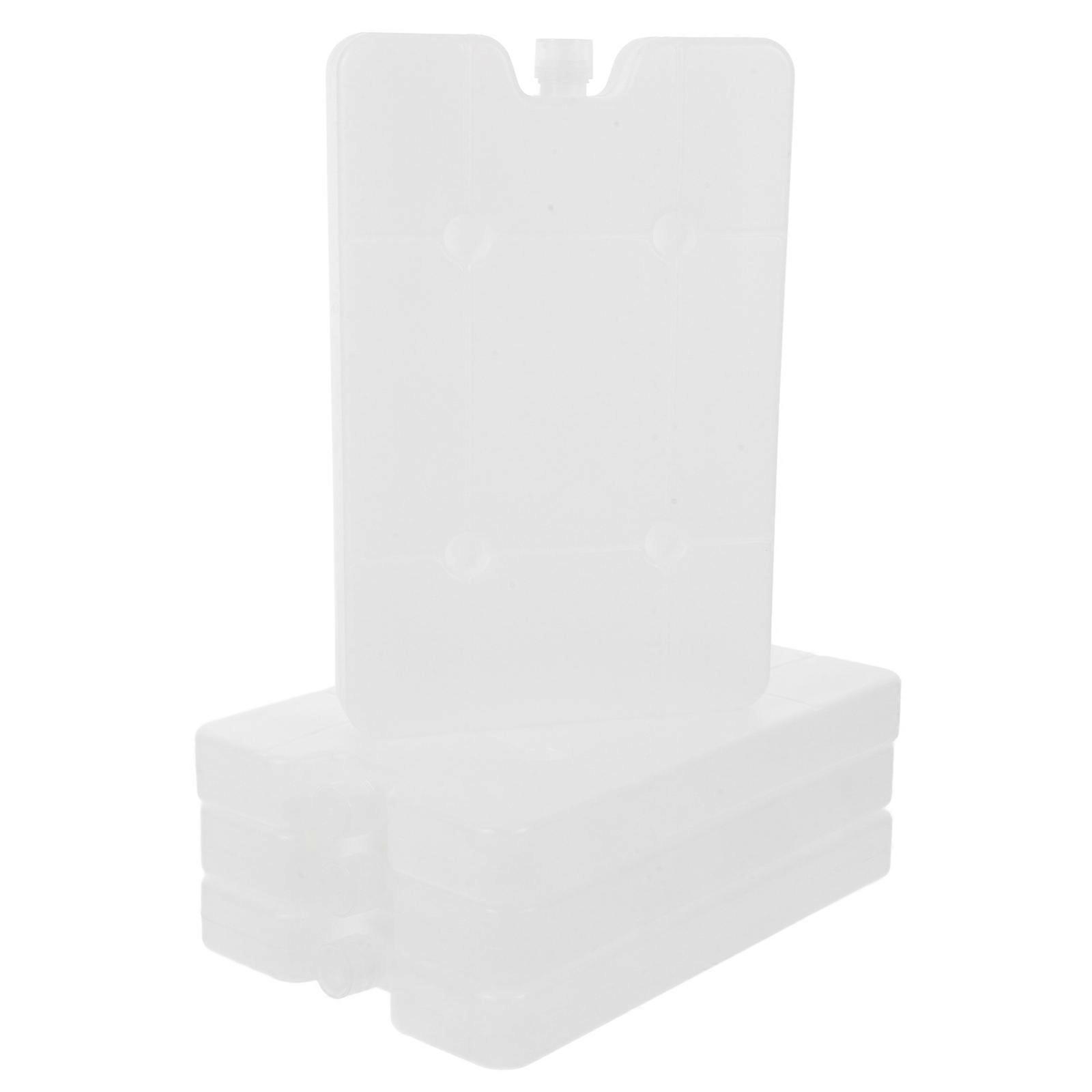 Multifunctional Ice Packs for Daily Use Safe PE Material White Color Lightweight and Practical 4 Pcs