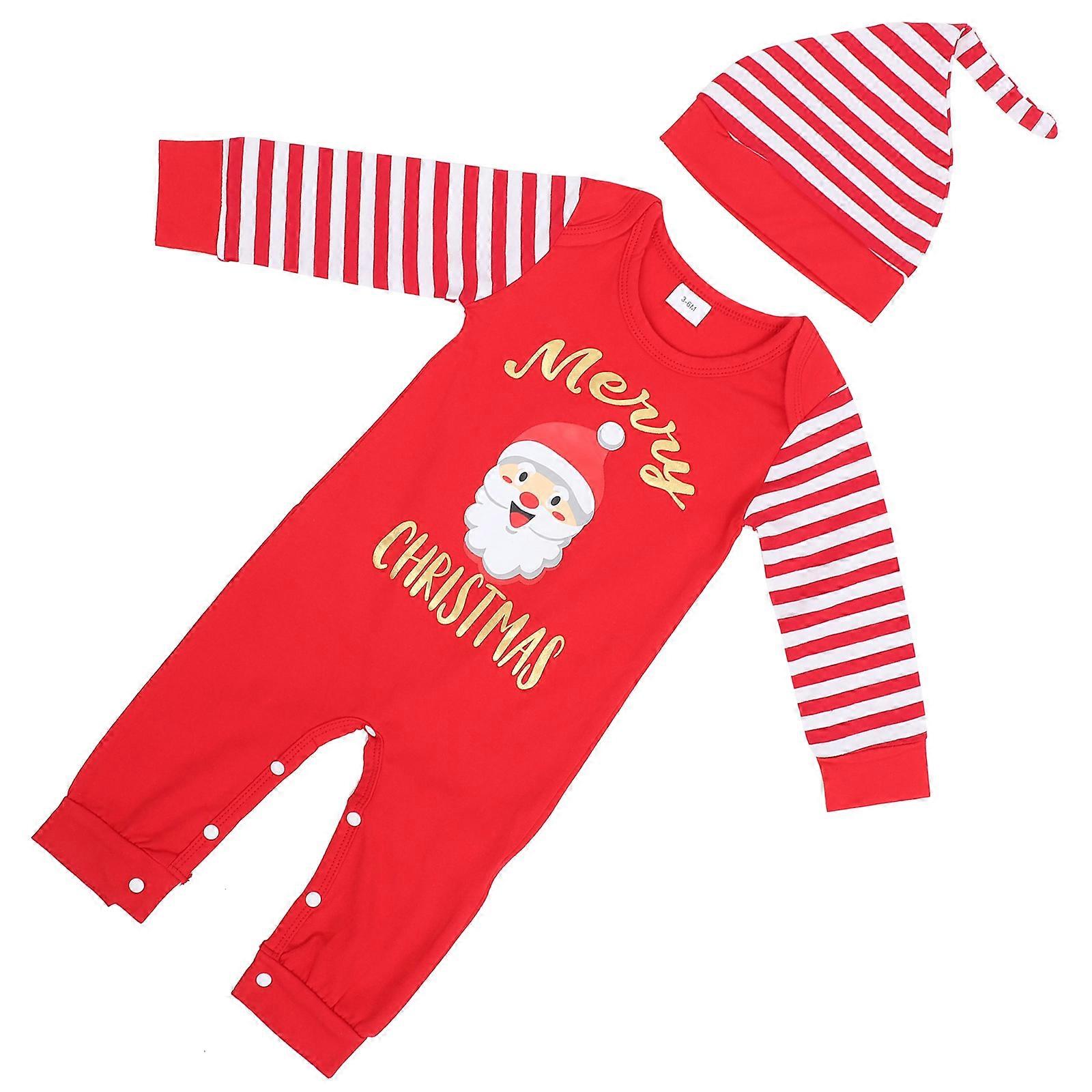 Baby Clothes, Classic Santa Design Romper Ensuring Child Comfort