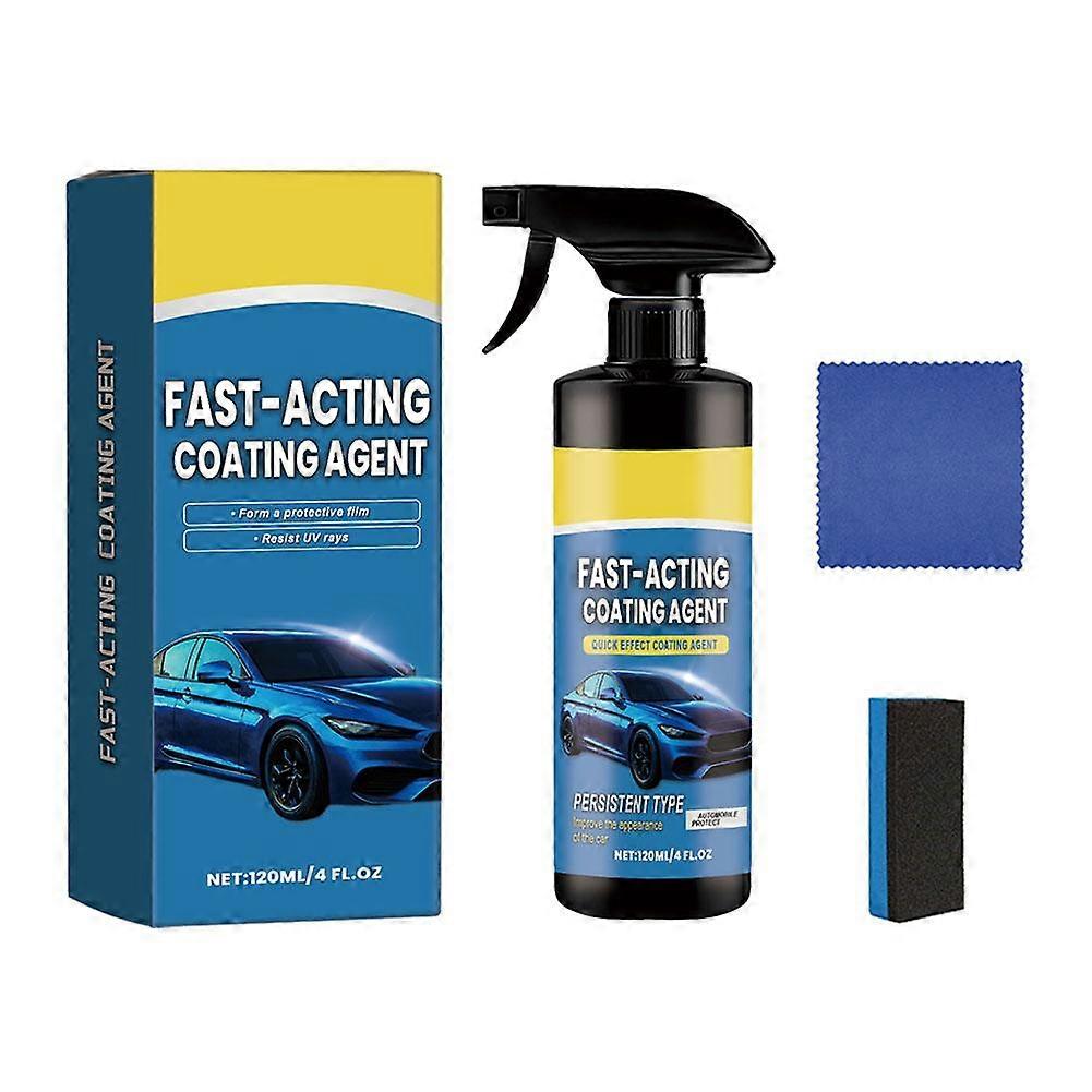 Car Wax Protect Gloss Spray Sealant Coating Polish Liquid Spray Kit 120Ml