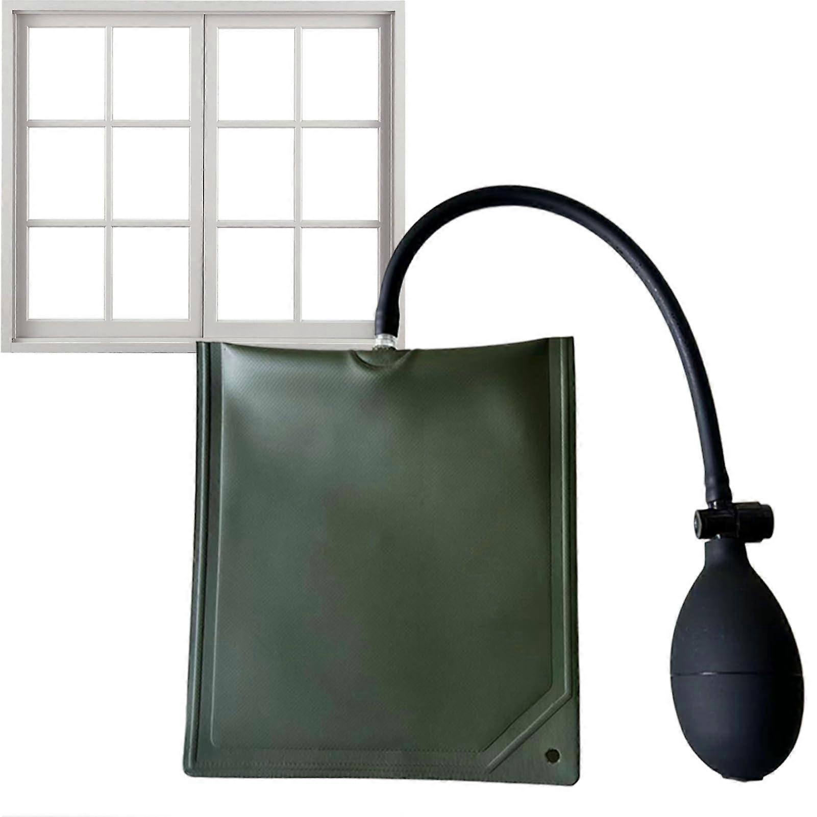 Inflatable Air Cushion For Airplane Window Installation | Green Door Positioning, Easy Setup, Portable Design