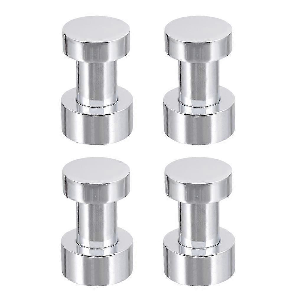 Shower Towel Hook MultiPurpose Corrosion Resistance For Bathroom 4Pcs Silver