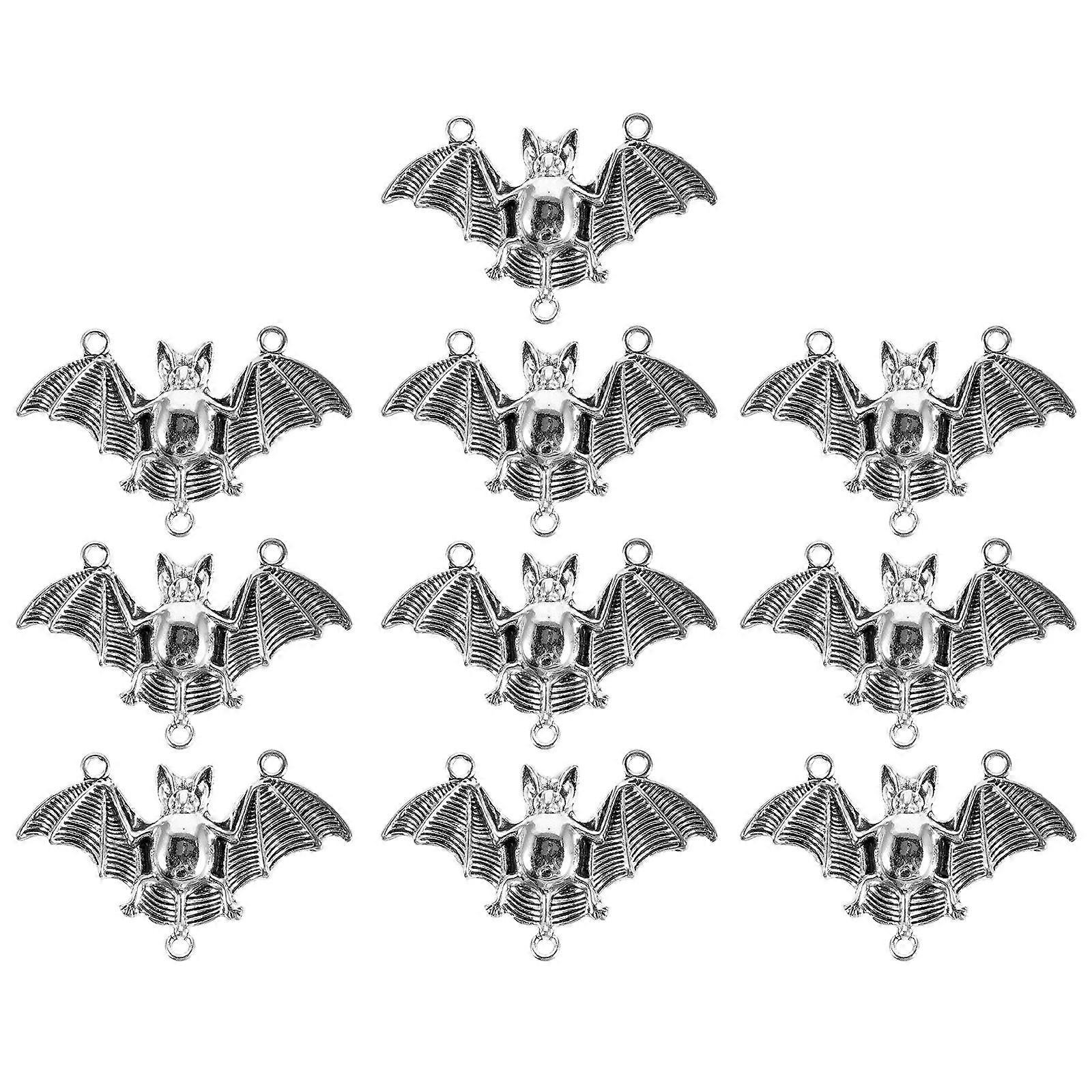 Encantos de morcego de pulseira, pingentes de liga resistente que aprimoram as criações de colar DIY