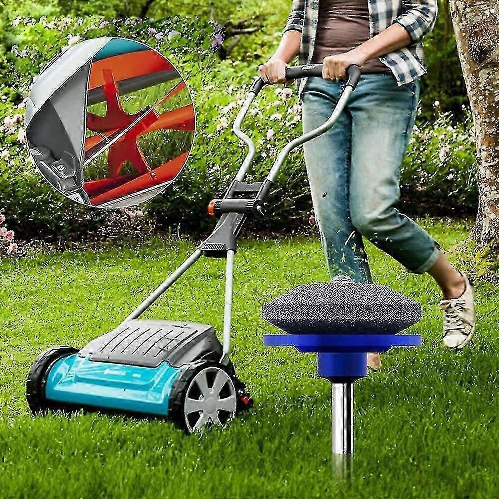 New models 1pc 1.96in Faster Lawn Mower Sharpener Lawnmower Blade Sharpener Universal Grinding Rotary Drill Cuts