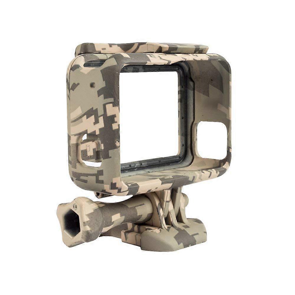 GoPro Hero 7/6/5 Black and (2018) Case  Side Open Shell Cover Camo Grey