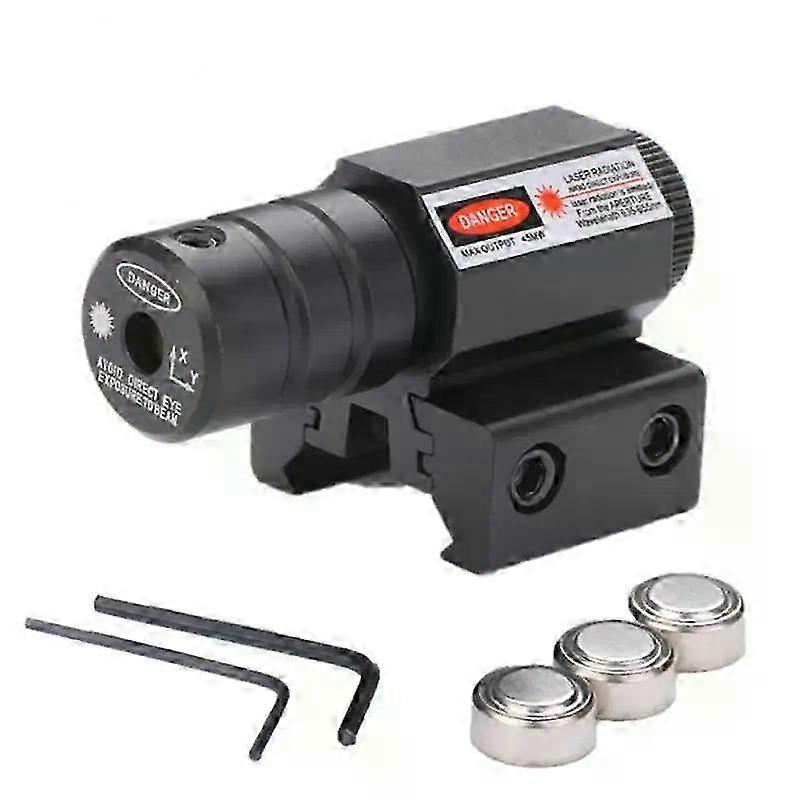 Tactical Red Green Dot Laser Sight Scope 11mm 20mm Adjustable Picatinny Rail Mount Rifle Pistol Airsoft Laser With Batteries