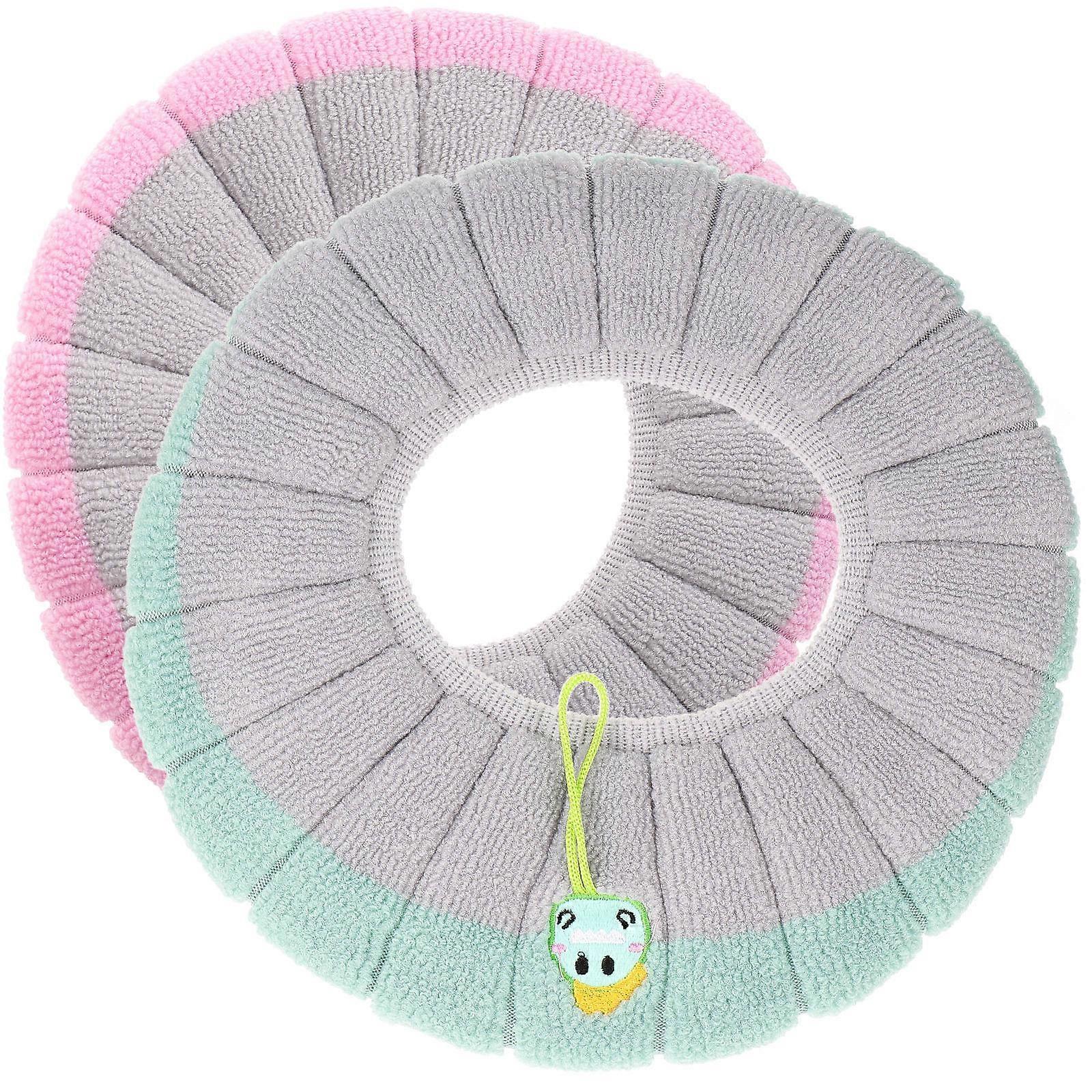 Reusable Toilet Seat Cushion 2 Pcs Suitable For Winter Use In Assorted Color With Easy Maintenance And Replacement Features