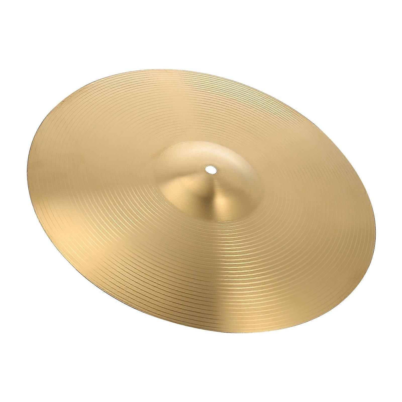 Lightweight Brass Jazz Drum Cymbal Replacement Accessory for Percussionists – High Sound Quality for Drumming Beginners