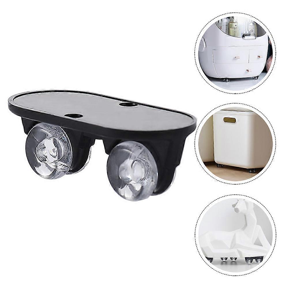 8Pcs Storage Box Wheel Pulleys for Home Organization