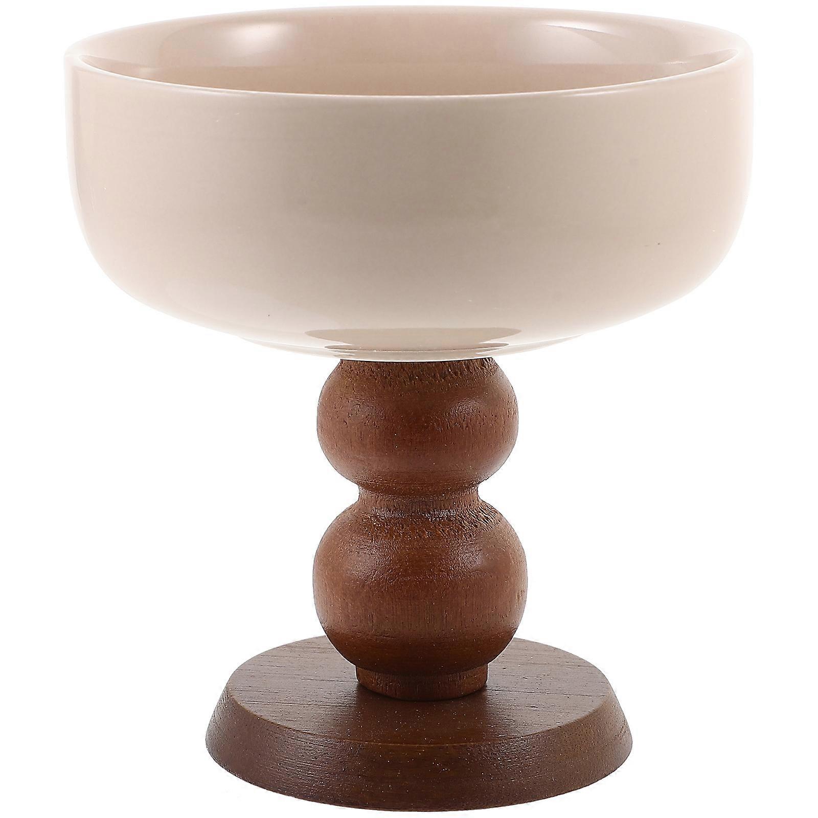 Ice Cream Cup High Base Dessert Dish For Entertainment Venue Use Featuring Creative Assorted Color Design 1Set