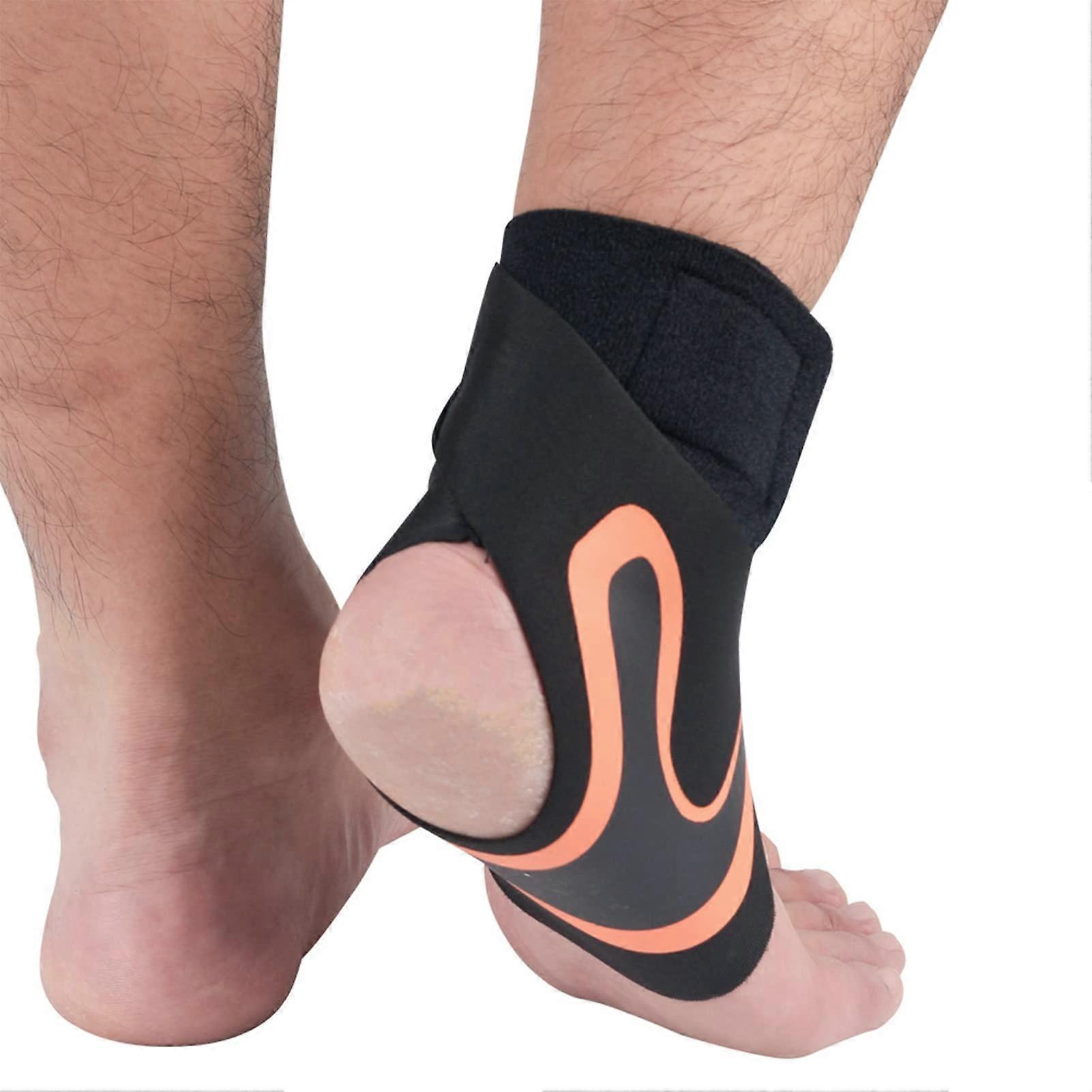 Ankle Brace 1 Pair Sponge Pressurized Compression Bandage For Football And Mountaineering Size S