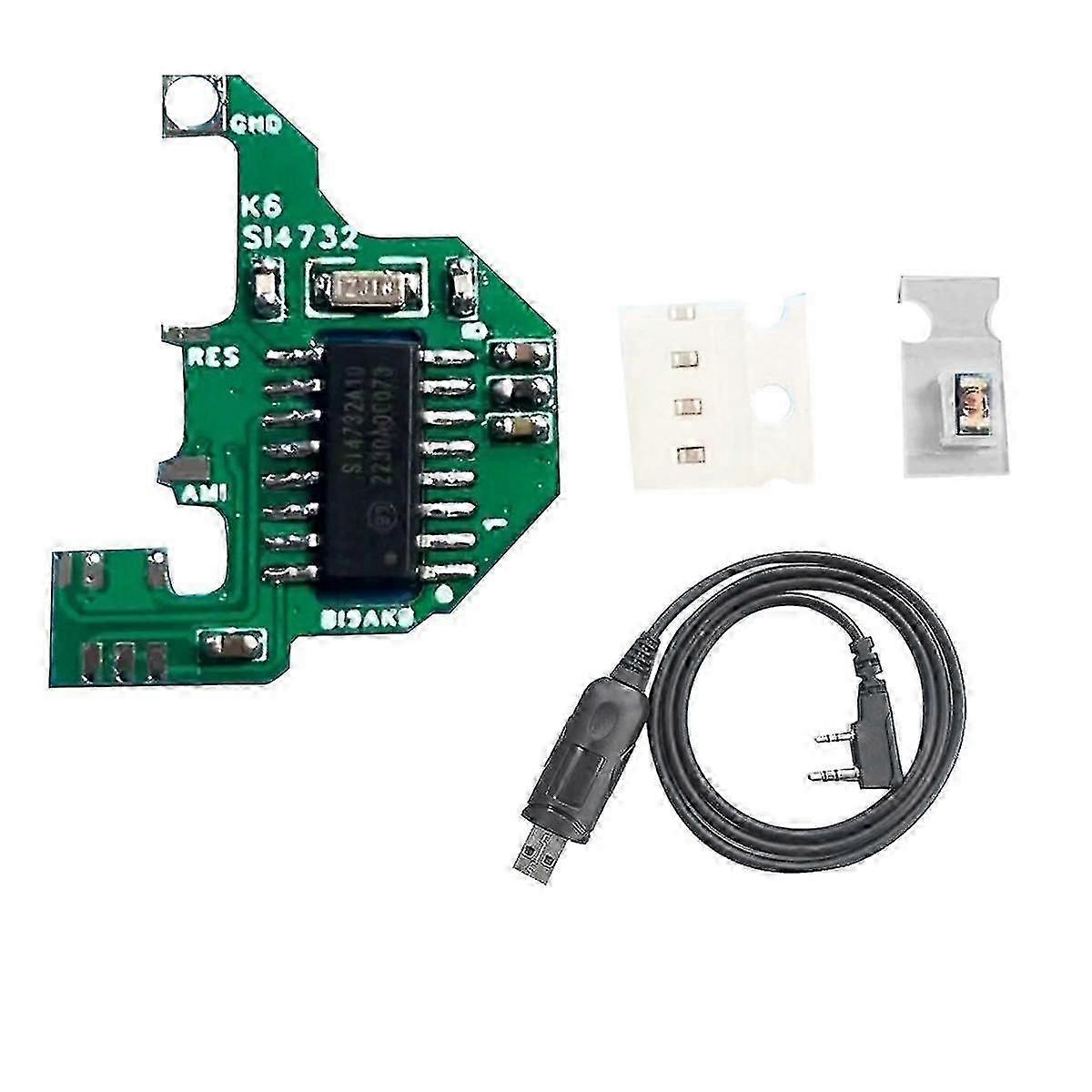 SI4732 Module+USB Programming Cable Shortwave Modification Module V2 FPC Version for UV-K5 UV-K6