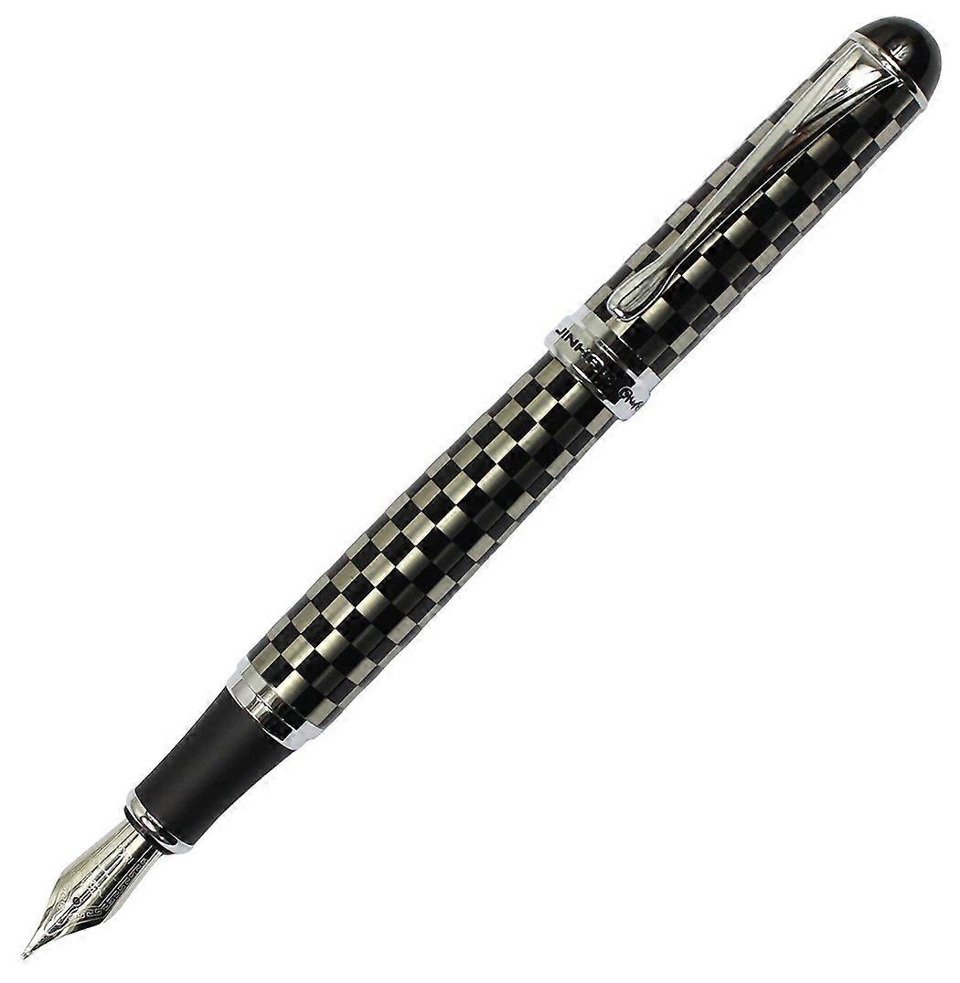 Jinhao X750 Fountain Pen Medium Nib Lattice Pattern