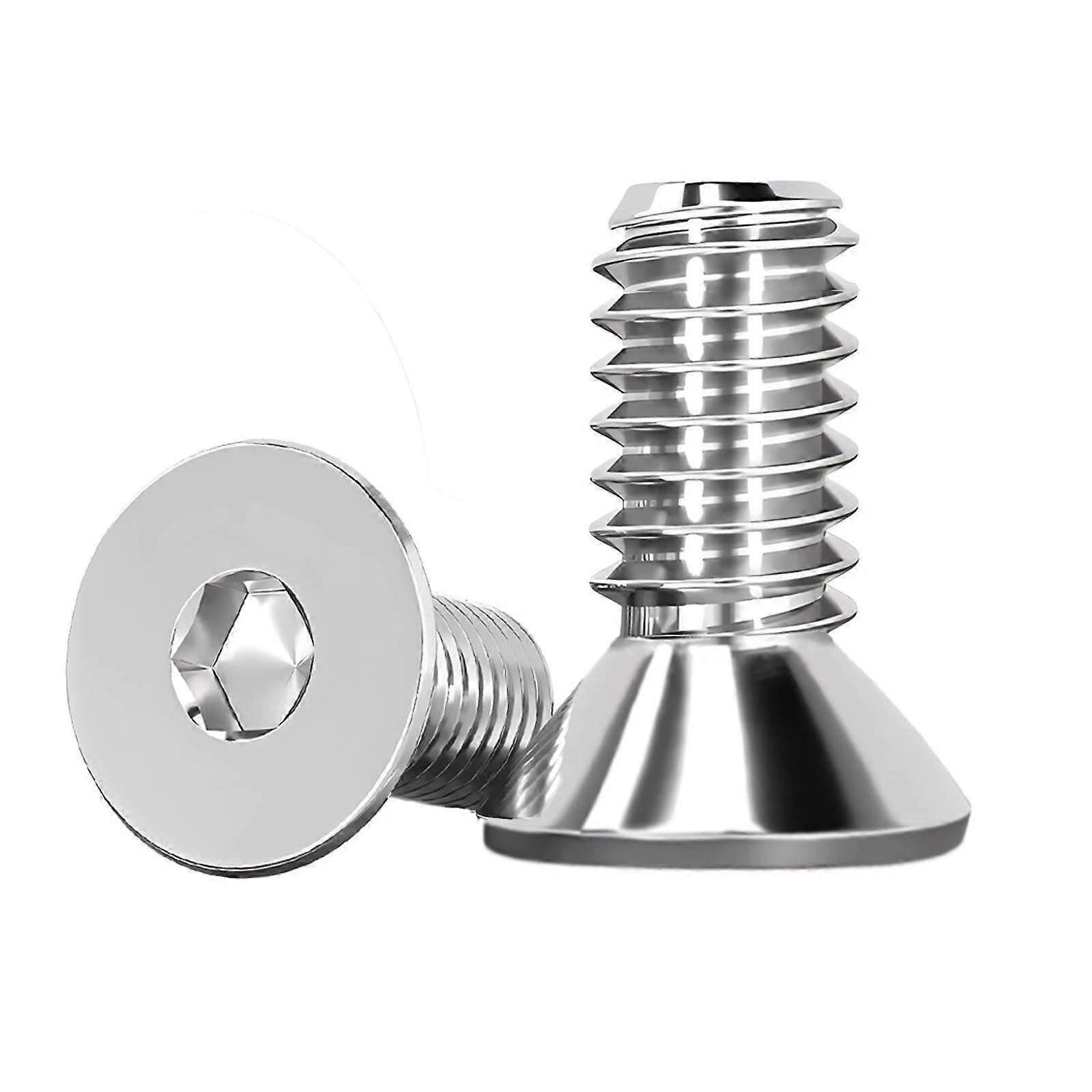 M5 x 35 mm Countersunk Screws Pack of 25, 304 Stainless Steel Hexagon Socket Full Thread DIN 7991 A2 V2A