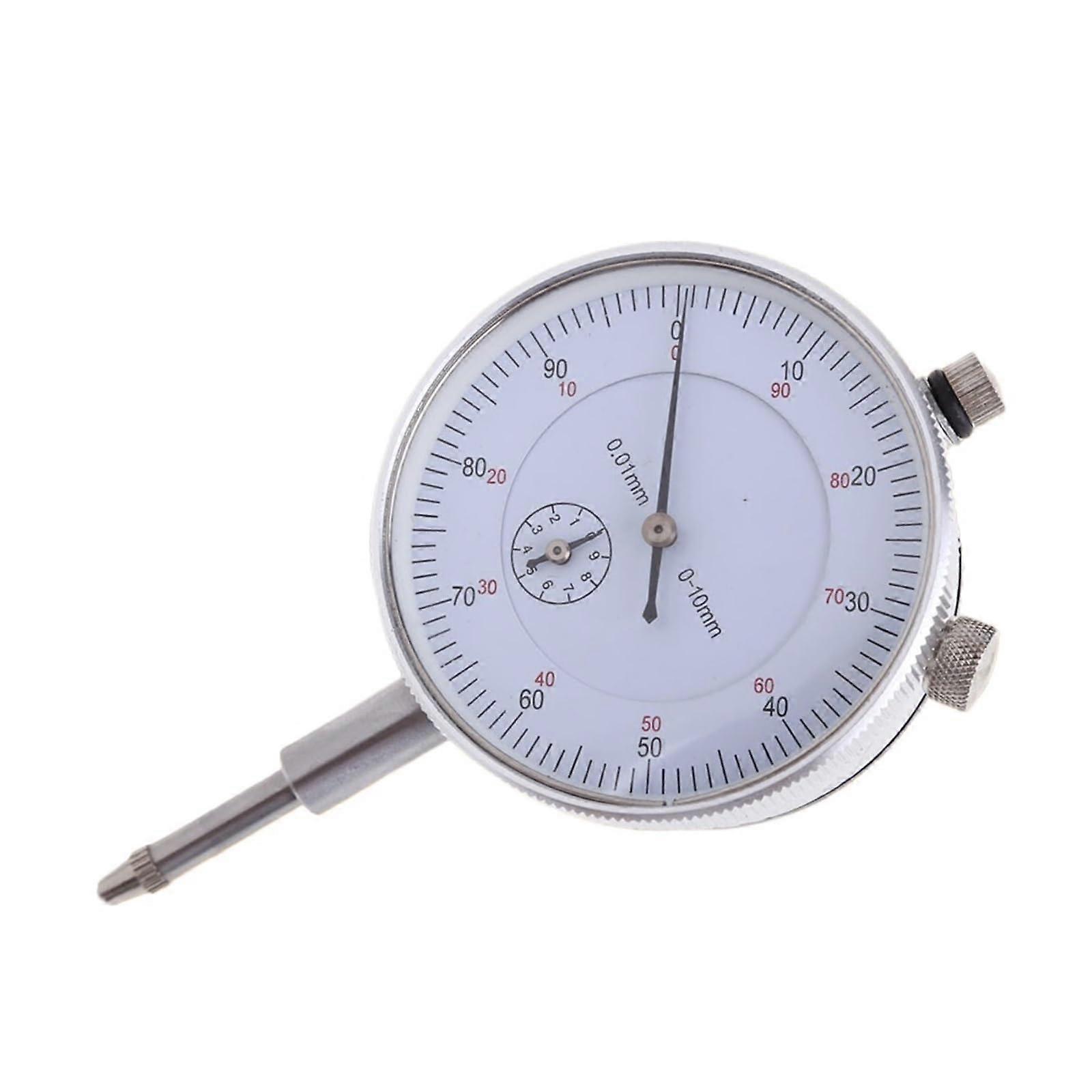 010mm Dial Indicator 0.01 Resolution Dial Indicator Gauge Tool
