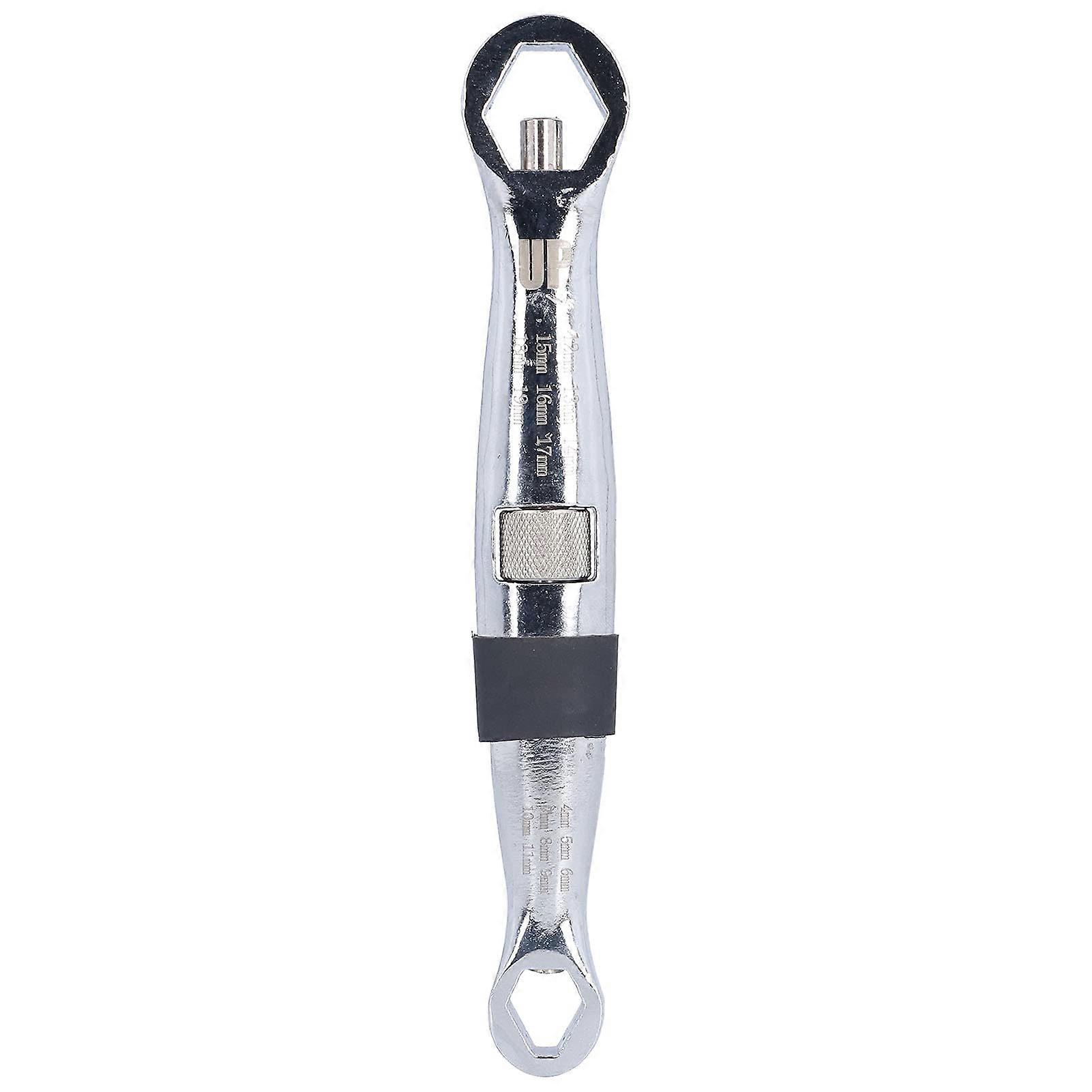 Wrench Chrome Vanadium Steel Detachable Double End Box Wrench, High Hardness Metric Imperial Tool for Mechanics and DIY