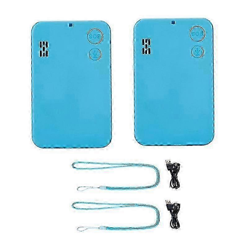 Two 4G GPS Locator Personal Emergency Response Alarm Student Worker ID Card with Talk Function for SZRH A-DS
