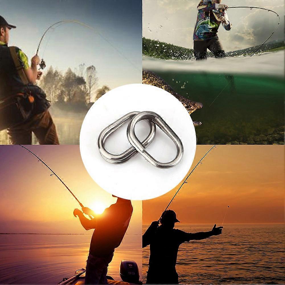 180Pcs Stainless Steel Split Rings Kit, Oval, Multiple Sizes