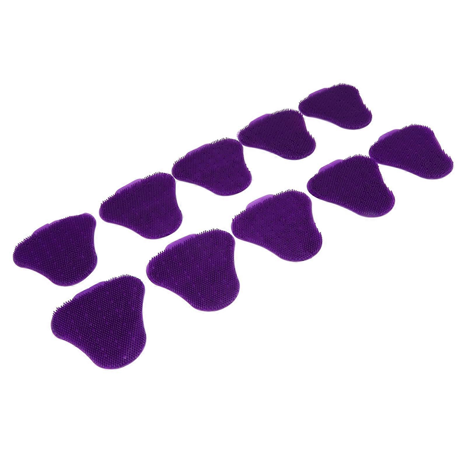 10pcs Purple Triangle Urinal Screen Deodorizers 16.5x16.5cm