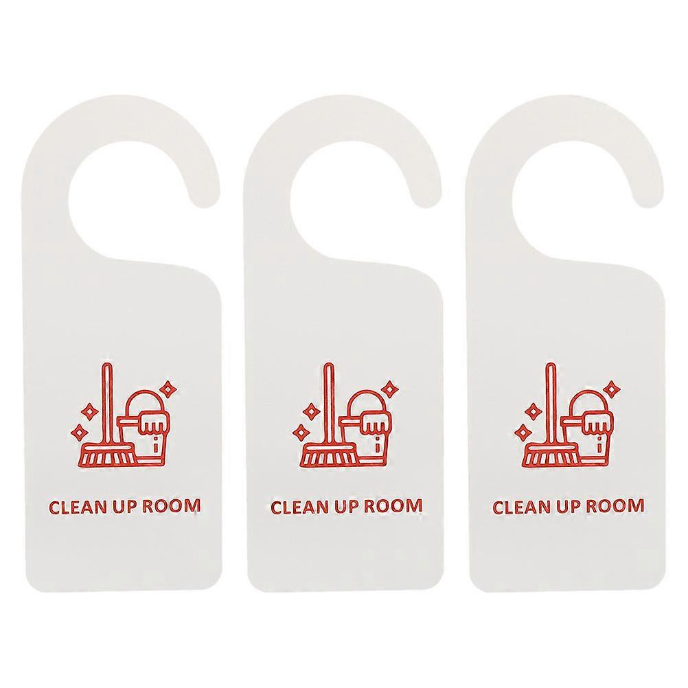 Light Door Sign Pvc Office Door Signs for Hotel Use Assorted Color with Privacy Indicator 3Pcs