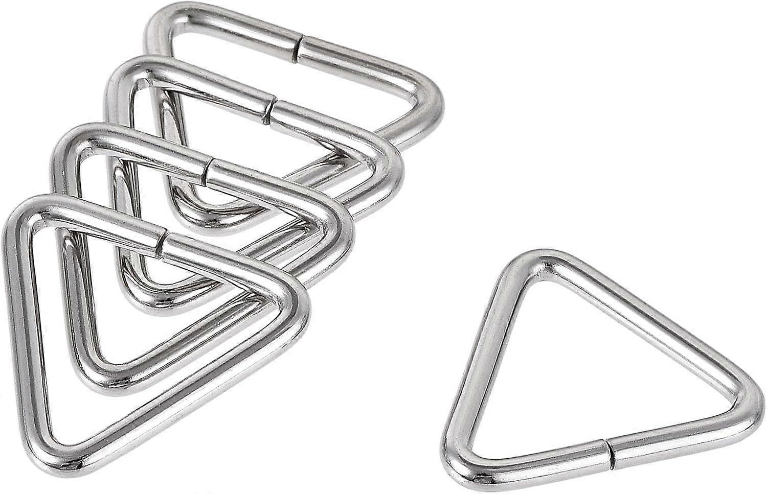 Metal Triangle Ring Buckle 0.79"(20mm) Inner Width 2.5mm Thick for Strap DIY