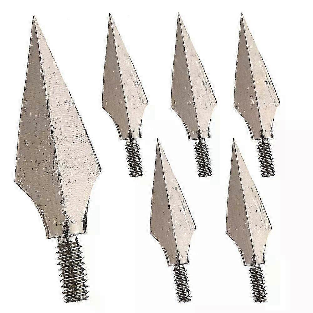 6/12/24 Pcs Crossbow Arrow Tip Point 77 Grain Broadhead DIY Accesso...