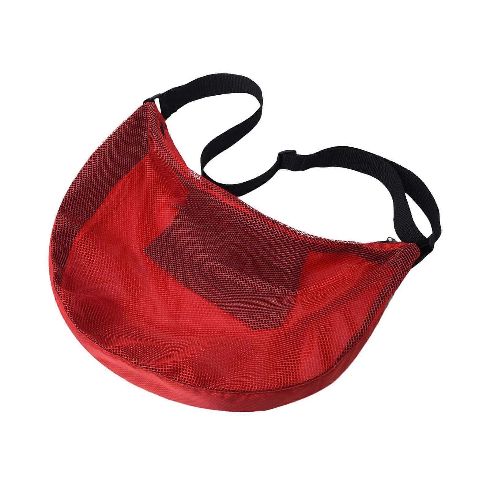 Single Ball Bag Carrier Holder Lightweight Mesh Shoulder Crossbody