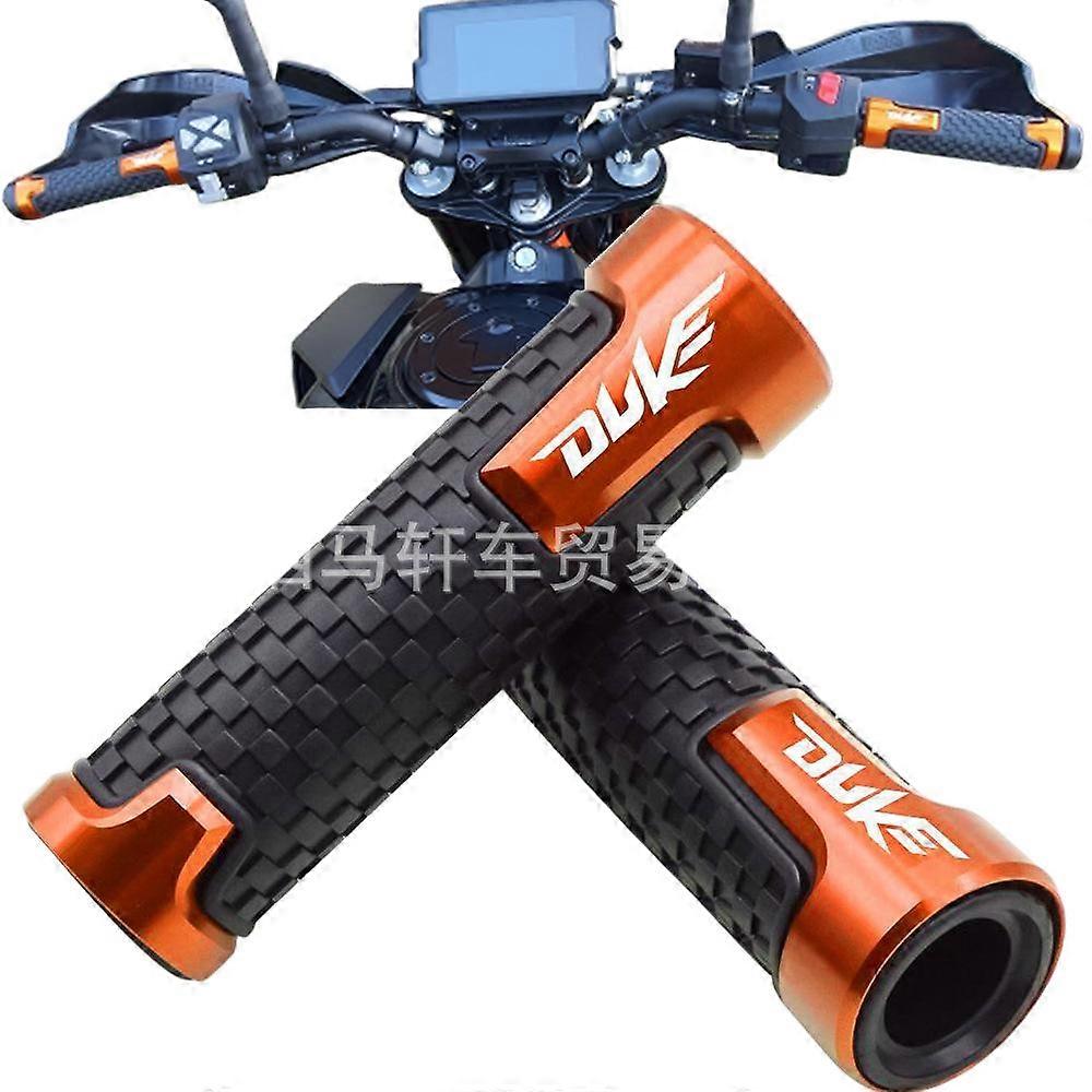 Motorcycle handlebar grips for multiple DUKE models, enhancing riding comfort
