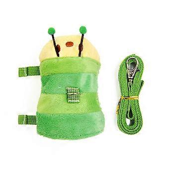 Ferrets Harness and Leash Set Small Animal Vests Harness with Safe Bells Walking Clothes for Baby Rabbit Other Small Pet  Purple