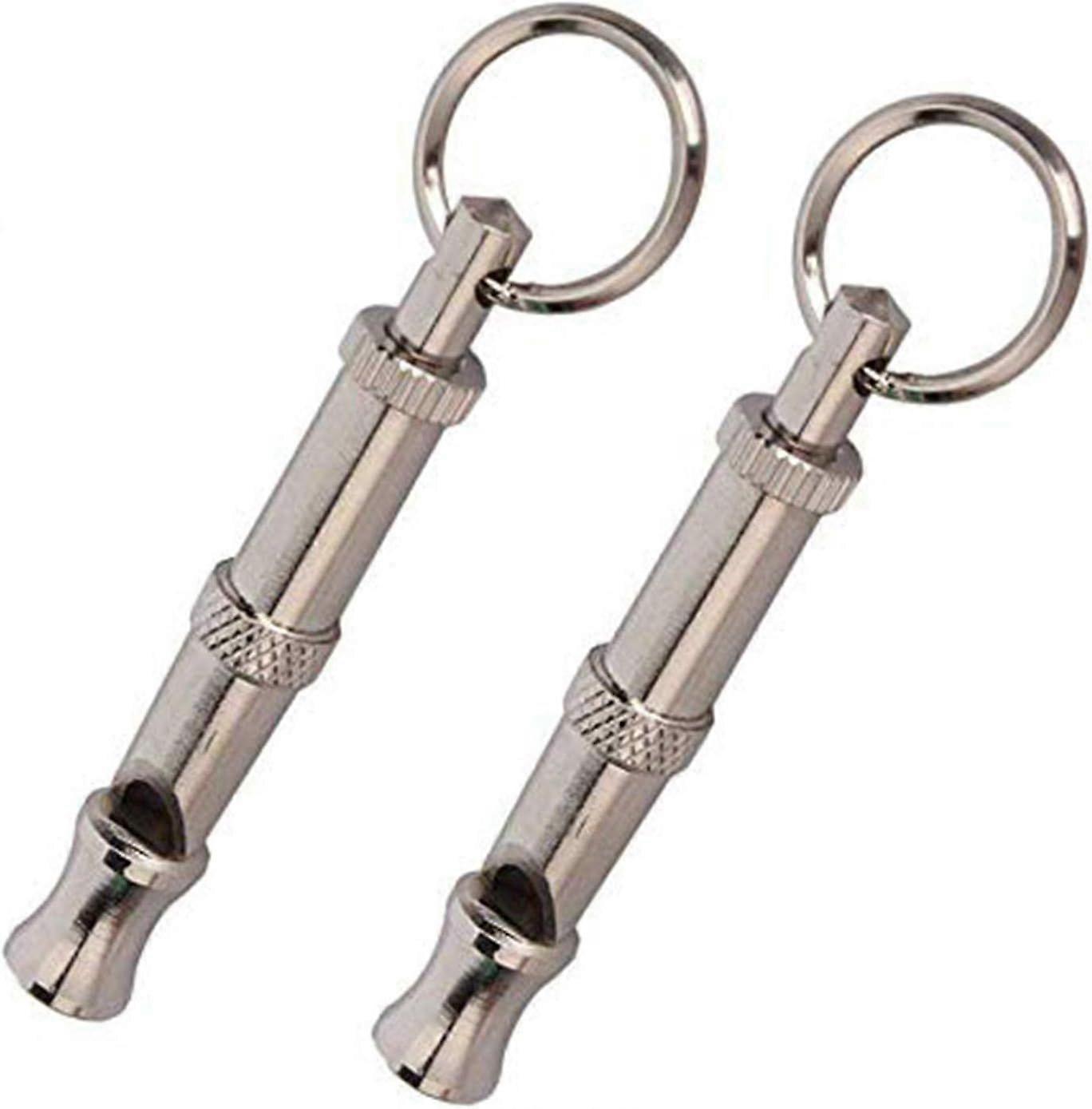 Pack of 2 ultrasonic dog whistles, stop barking and gain control, made of