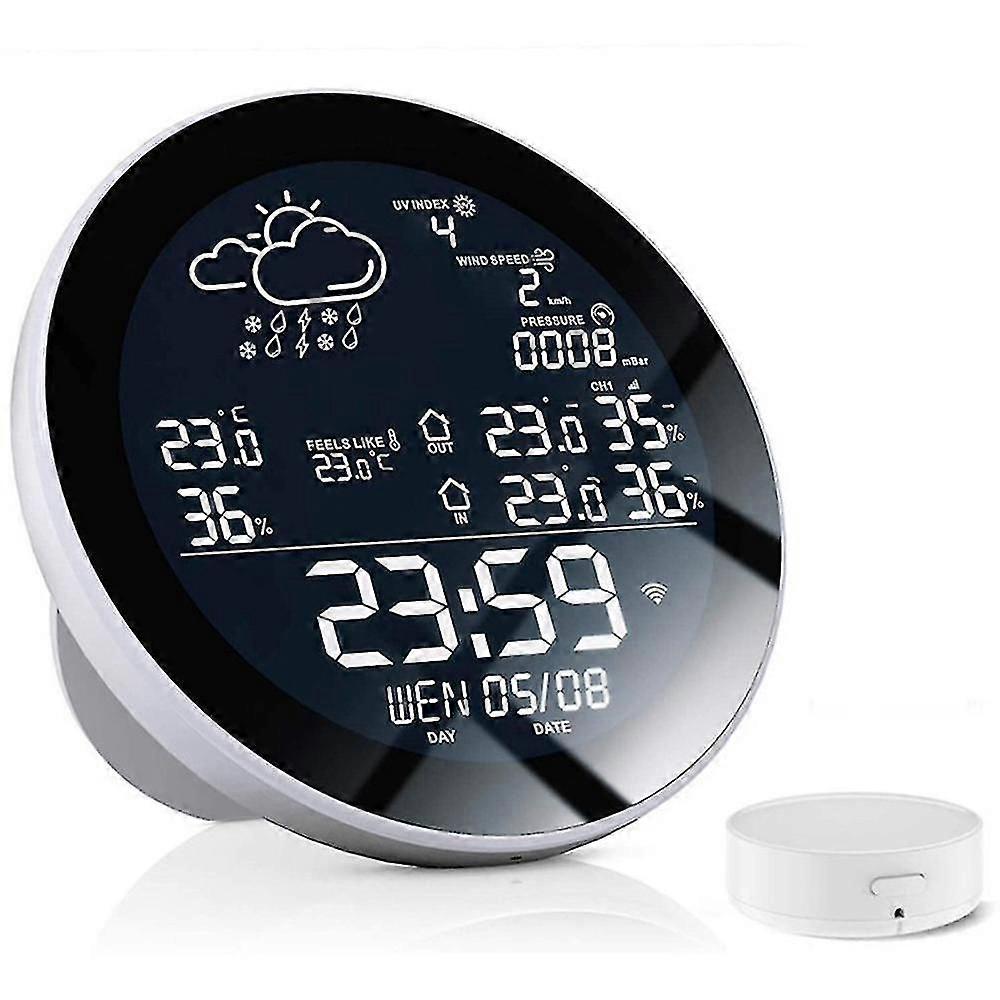 wifi smart device with clock and temperature humidity sensor
