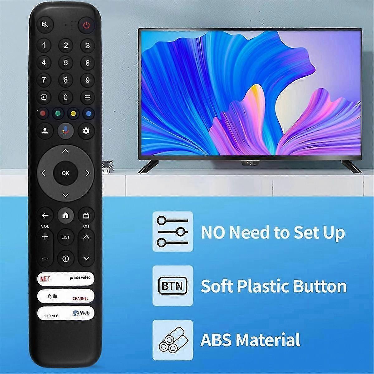 ARKAIA Telecomando Universale Di Ricambio Per TV TCL Modello RC833 - GUB1. Prodotto Di Alta Qualità Con Garanzia Di 2 Anni. Sostituisce Il Telecomando Originale.